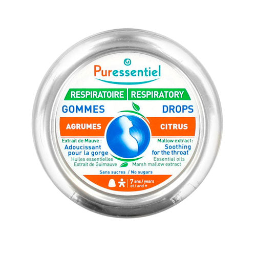 PURESSENTIEL RESPIR GOMMES AGRUMES 45 G