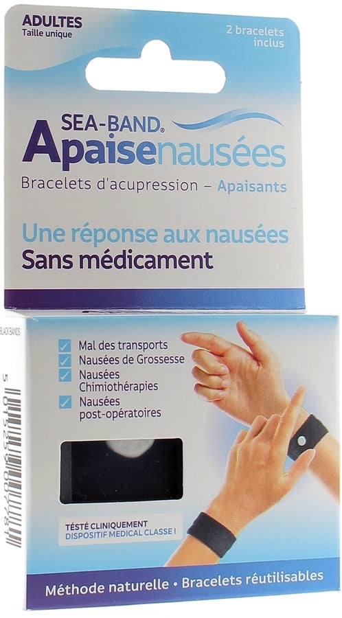 SEA BAND ADULTE BRACELET NOIR