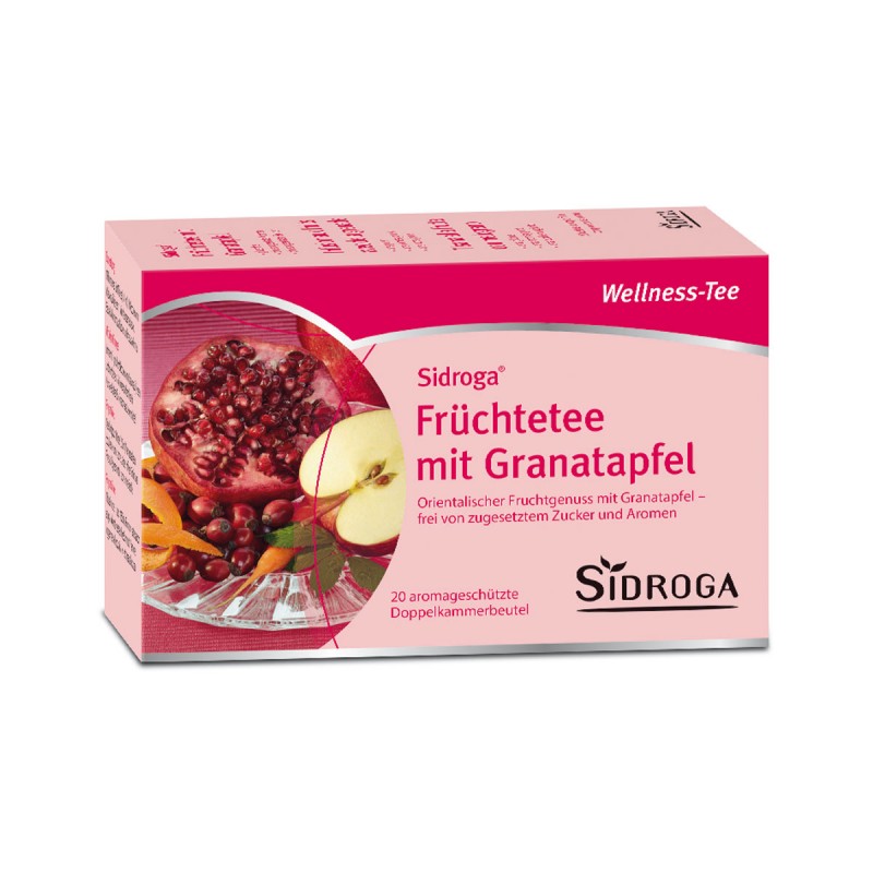 SIDROGA WELLNESS FRUECHTETEE+GRANATAPFEL
