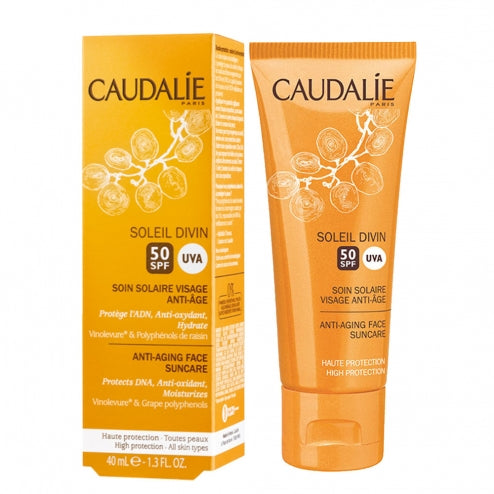 CAUDALIE SOLEIL DIVIN LAIT VISAGE F50 40