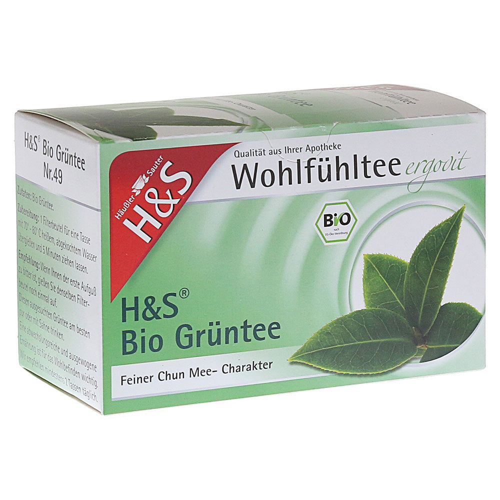 H+S BIEN-ÊTRE BIO THÉ VERT 20 SACHET  NR49