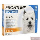 FRONTLINE SPOT ON CHIEN S 2-10 KG A 3