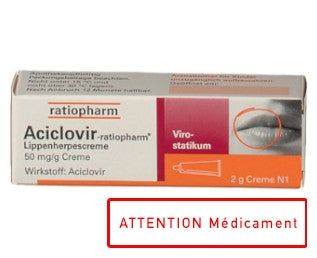 ACICLOVIR RATIO LIPPENHERPES 5% CREME 2 G