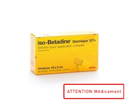 Iso Betadine Derm 10% Unidose Fl 10x5ml