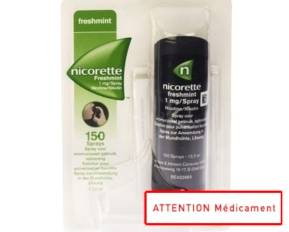 Nicorette Freshmint 1mg Spray Dos 150 X 1