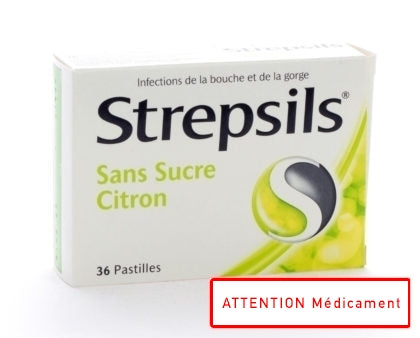 STREPSILS SS SUCRE CITRON 36 PAST