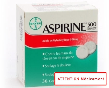 Aspirine 500mg Comp Eff 36