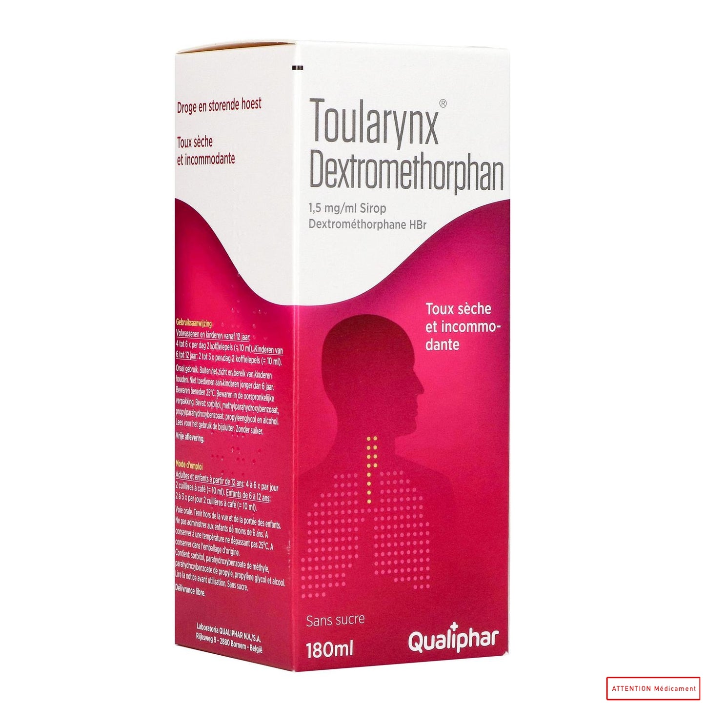 Toularynx Dextromethorphan Sol Or 180ml