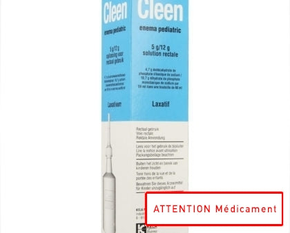 Cleen Enema Pediatric 5g/12g Sol Rectale Fl 66ml