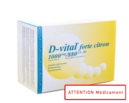 D Vital Forte Citron 1000/880 Efferv. Sach 90