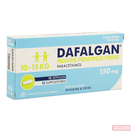 Dafalgan 150mg Suppos 12 Jeune Enf