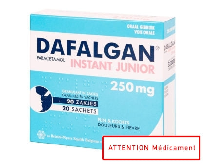 DAFALGAN INST JUNIOR 250 MG 20 SACH