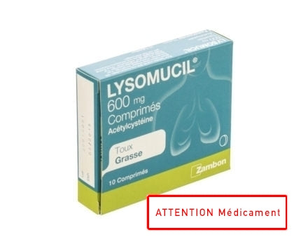 LYSOMUCIL 600 MG 10 CPR