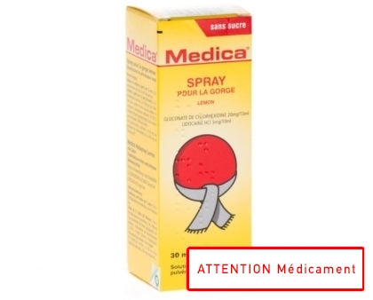 Medica Spray Pour La Gorge Lemon 30ml
