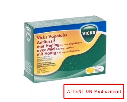 Vicks Vapotabs Antitussif Comp Sucer 12