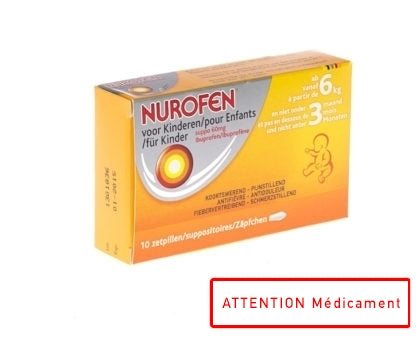 NUROFEN ENF 60 MG 10 SUPPOSITOIRES