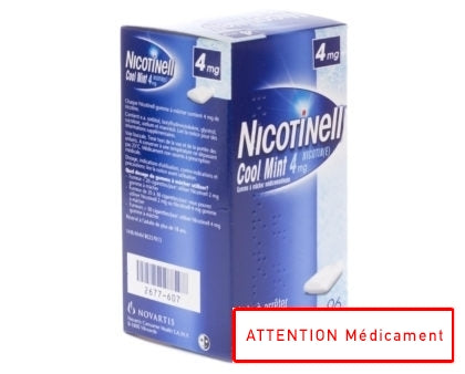 Nicotinell Cool Mint 4mg Gommes A Macher 96