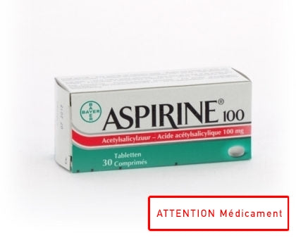Aspirine 100mg Comp 30