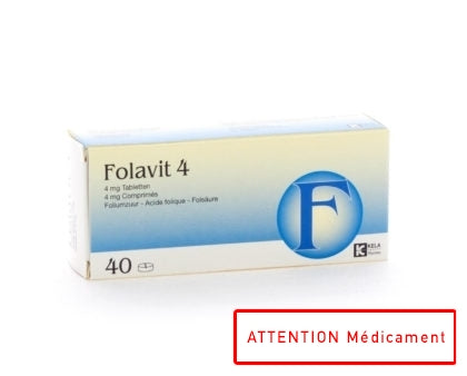 Folavit 4,0mg Tabl 40 X 4,0mg