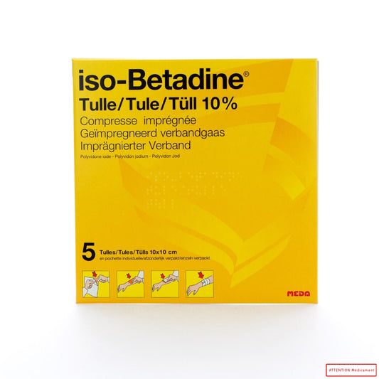 Iso Betadine Tulles Compr 5 10x10