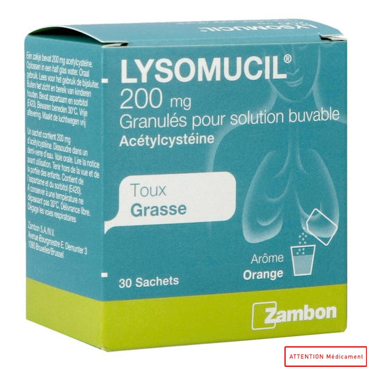 LYSOMUCIL 200 MG 30 SACH