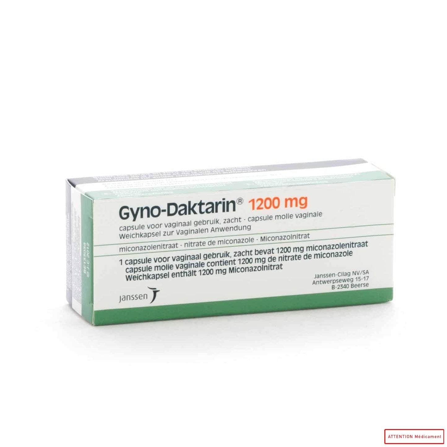 GYNODAKTARIN 1200 MG 1 CAPS