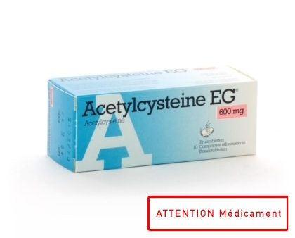Acetylcysteine Eg 600mg Comp Eff 10x600mg