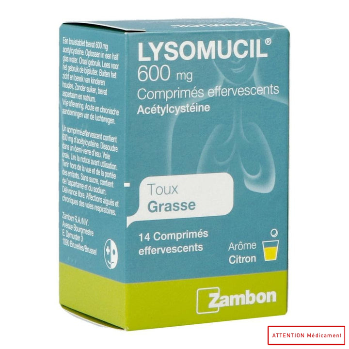 LYSOMUCIL 600 MG 14 CPR EFF