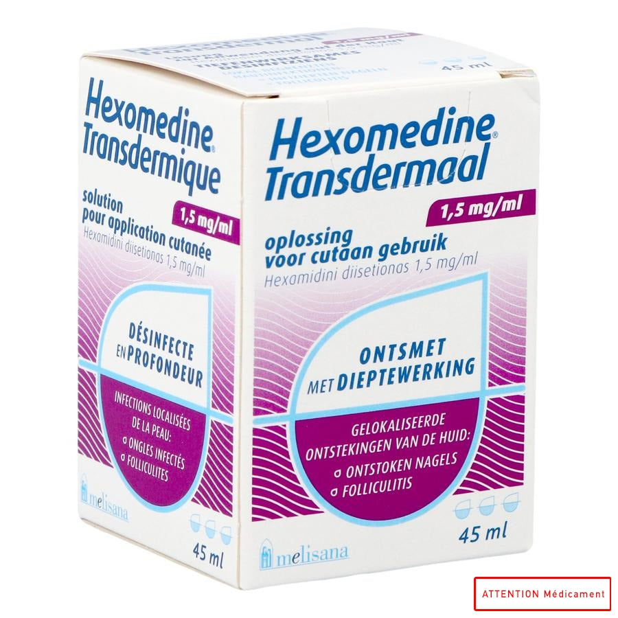 HEXOMEDINE TRANSCUT FL 45 ML