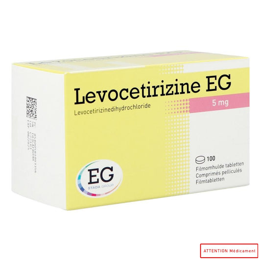 LEVOCETIRIZINE EG 5 MG 100 CPR