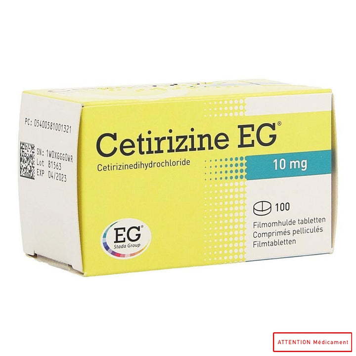 CETIRIZINE EG 10 MG 100 CPR