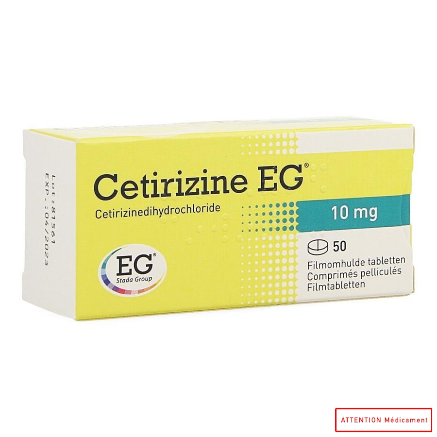 CETIRIZINE EG 10 MG 50 CPR