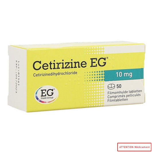 CETIRIZINE EG 10 MG 50 CPR