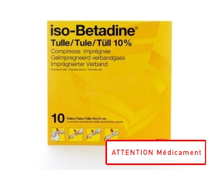 Iso Betadine Tulles Compr 10