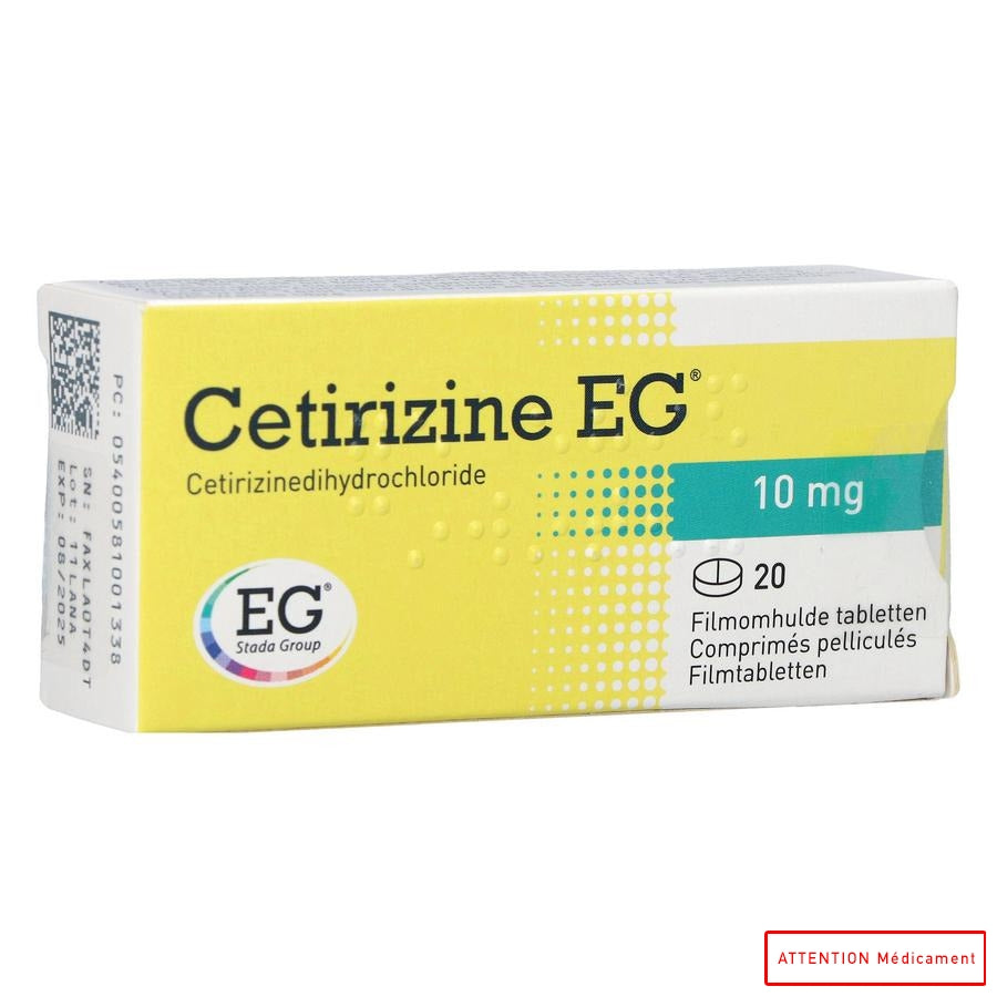 CETIRIZINE EG 10 MG 20 CPR