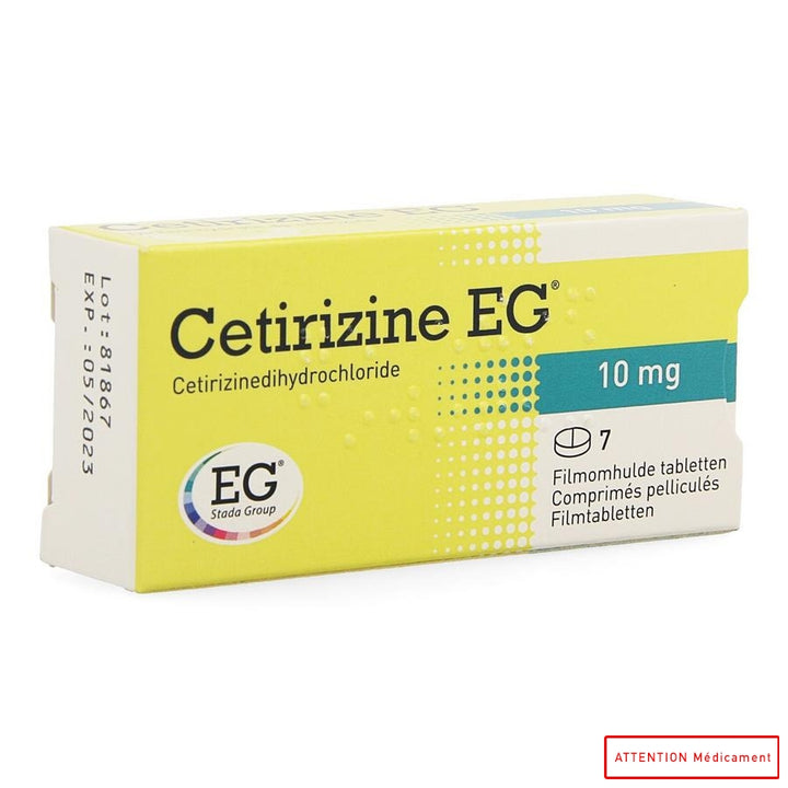CETIRIZINE EG 10 MG 7 CPR