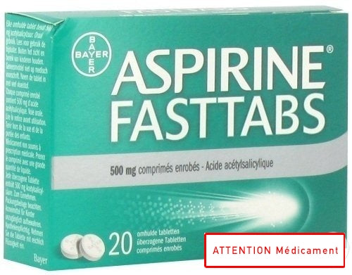 ASPIRINE FASTTAPS 500 MG 20 CPR
