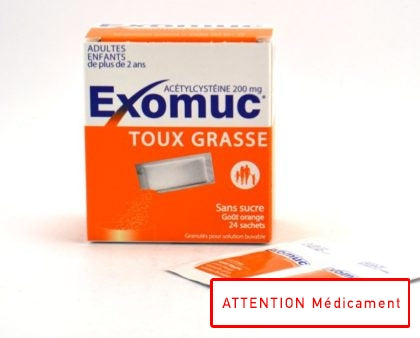 EXOMUC 200 MG 24 SACH