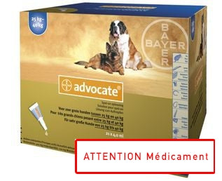 ADVOCATE SPOT ON CHIEN 25-40 KG 21*4 ML