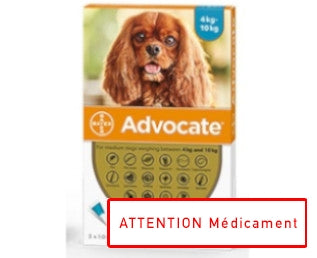 ADVOCATE SPOT ON CHIEN 4-10 KG 3*1 ML