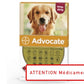ADVOCATE SPOT ON CHIEN 10-25 KG 3*2,5 ML