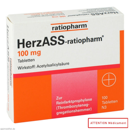 HERZASS RATIO 100 MG 100 CPR