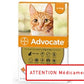 ADVOCATE SPOT ON CHAT &lt;4 KG 3*0,4 ML