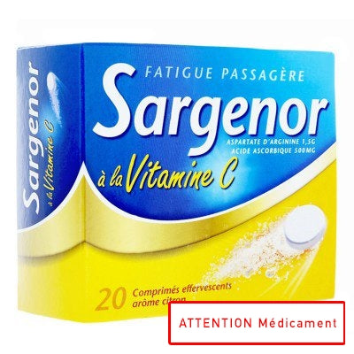 SARGENOR VIT C 20 CPR EFF