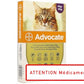 ADVOCATE SPOT ON CHAT 4-8 KG 3*0,8 ML