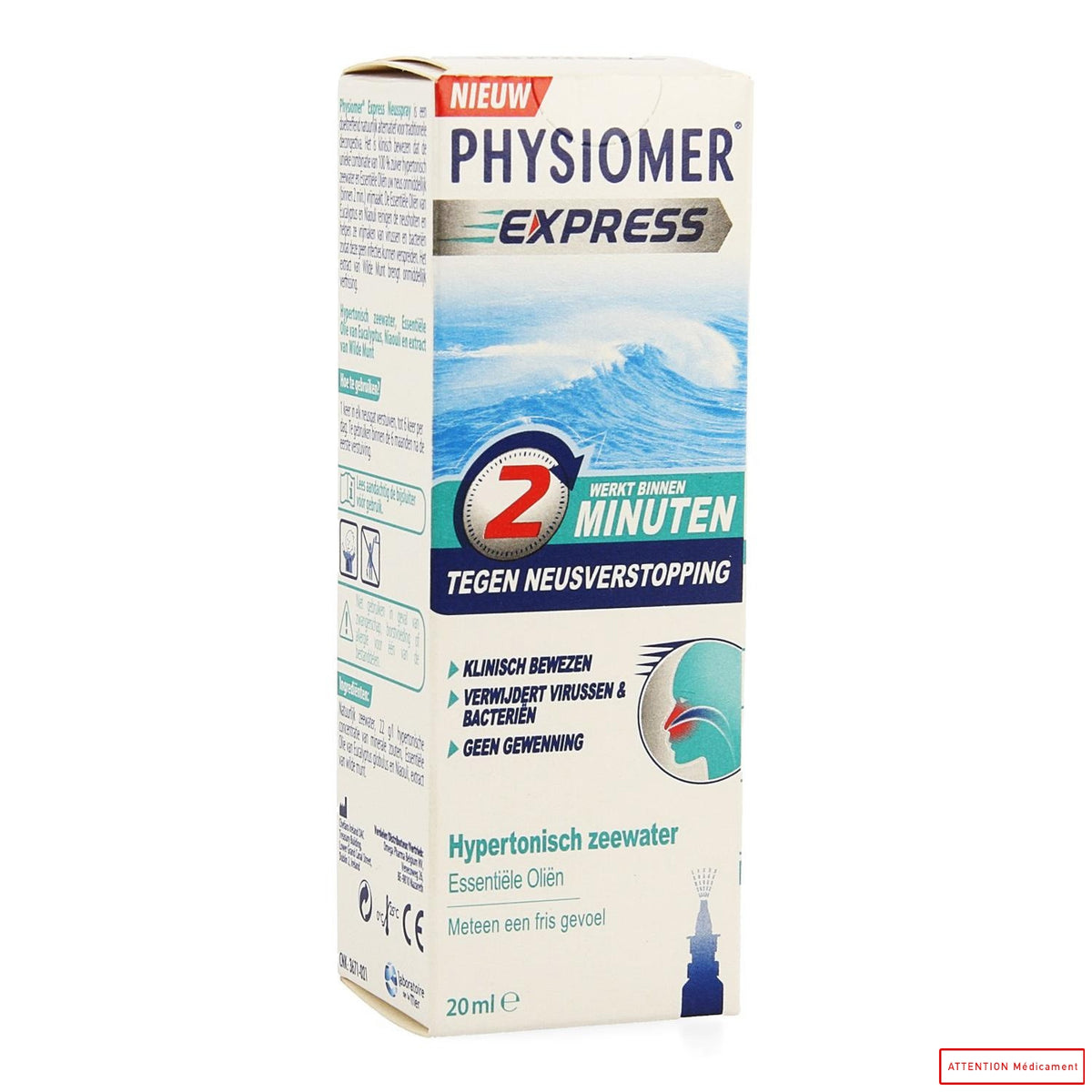 PHYSIOMER EXPRESS POCKET 20 ML BE