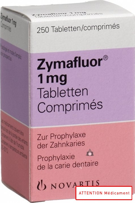 ZYMAFLUOR 1 MG 250 CPR