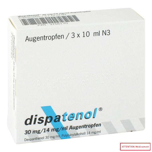 DISPATENOL COLLYRE 3*10 ML