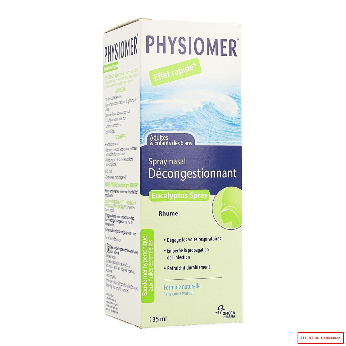 PHYSIOMER EUCALYPTUS SPRAY 135 ML