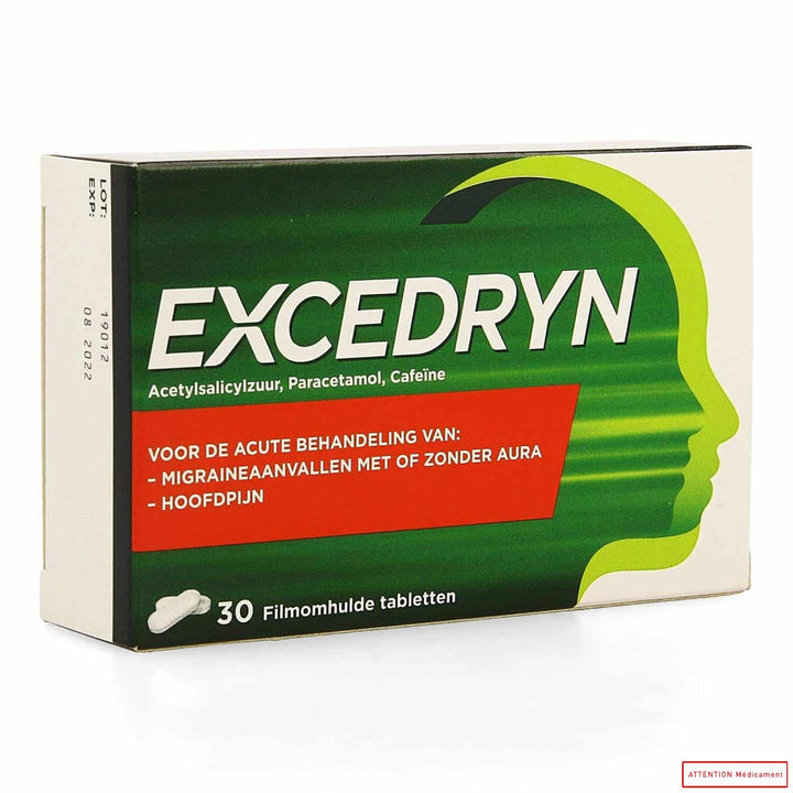 EXCEDRYN MIGRAINE+MAUX DE TETE 30CPR BLI